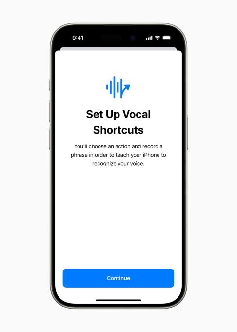 Apple Vocal Shortcuts