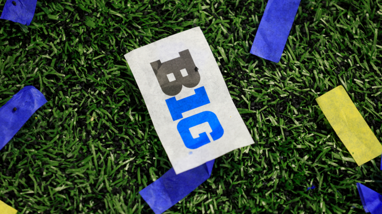 big ten logo confetti field g