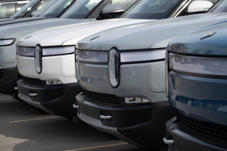 rivian trucks Getty