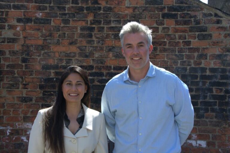 Natasha Babar Evans CEO at Better Connect and Mayor David Skaith scaled