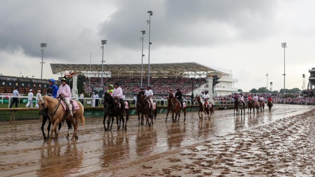 churchill downs mud getty images